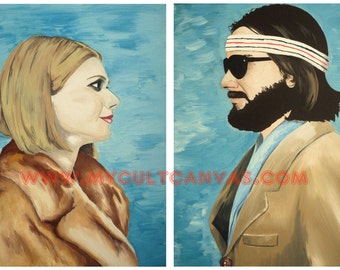 Original Margot Tenenbaum Richie Royal Paar Kunstdruck Zweier Set