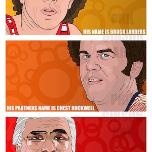 Original "The Hard Sell" Boogie Nights Art Print Dirk Diggler Brock Landers Film Poster