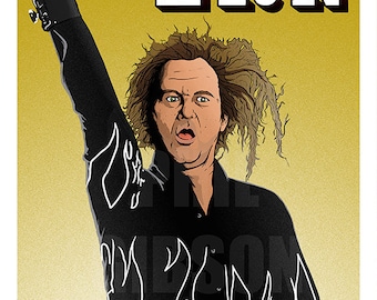 Original "Big Ern" 11" x 17" Giclée Art Print Poster Kingpin Bowling
