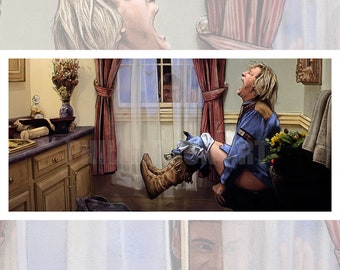 Original " Turbo Lax" Bathroom Art Print Poster Dumb and Dumber