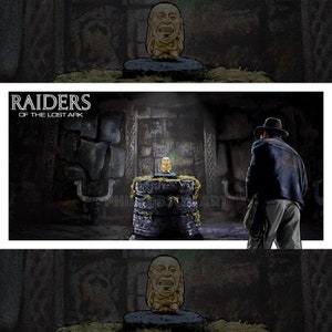 Original &quot;The Idol&quot; Giclée Art Print Movie Poster Indiana Jones Raiders