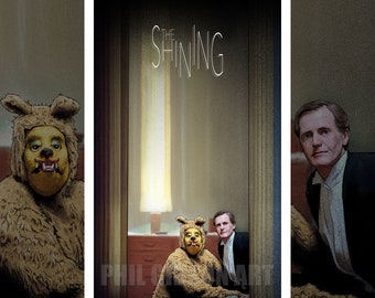 Original “Great Party” Art Print Movie Poster The Shining Roger Dog Bear