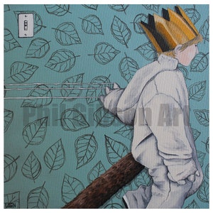 Original &quot;Stay Wild&quot; Giclée Art Print Poster Where the Wild Things Are