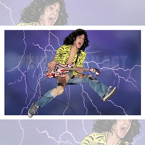 Original &quot;Jump&quot; Van Halen Giclée Art Print Concert Poster