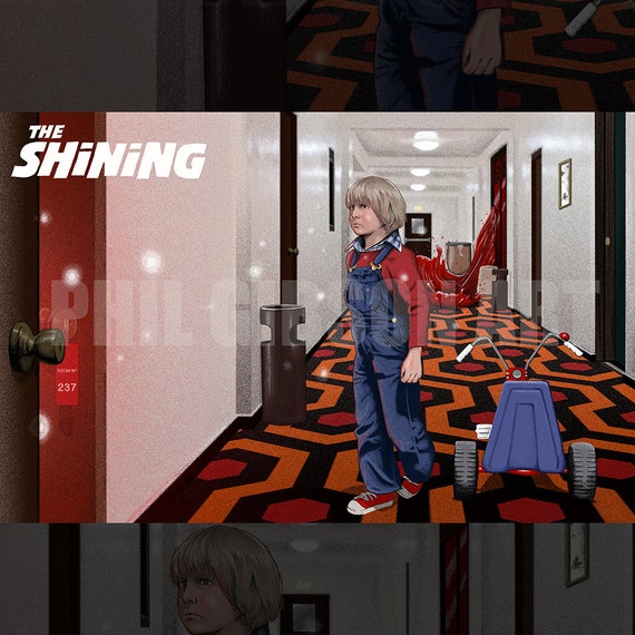 Original Room 237 Giclee Art Print Horror Movie Poster The Shining