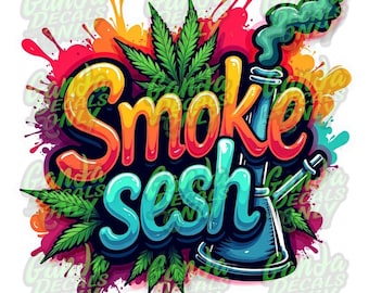 Adesivo fustellato Smoke Sesh