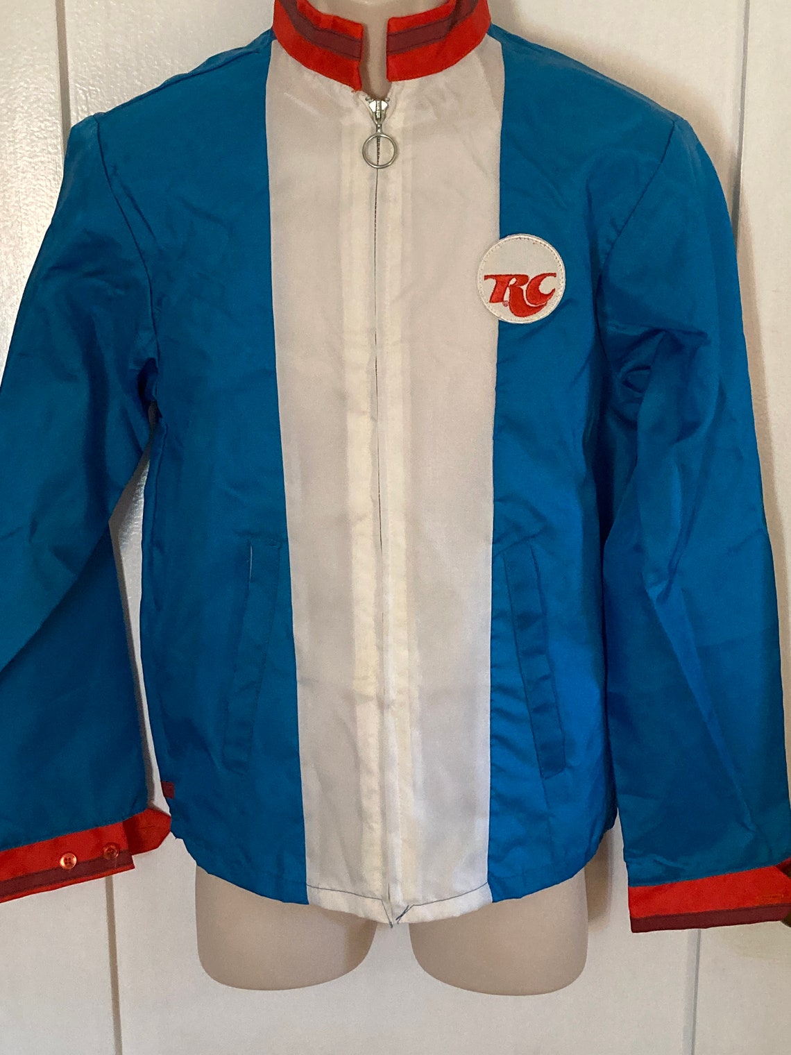 1960s RC COLA Company Red White And Blue Windbreaker | Etsy