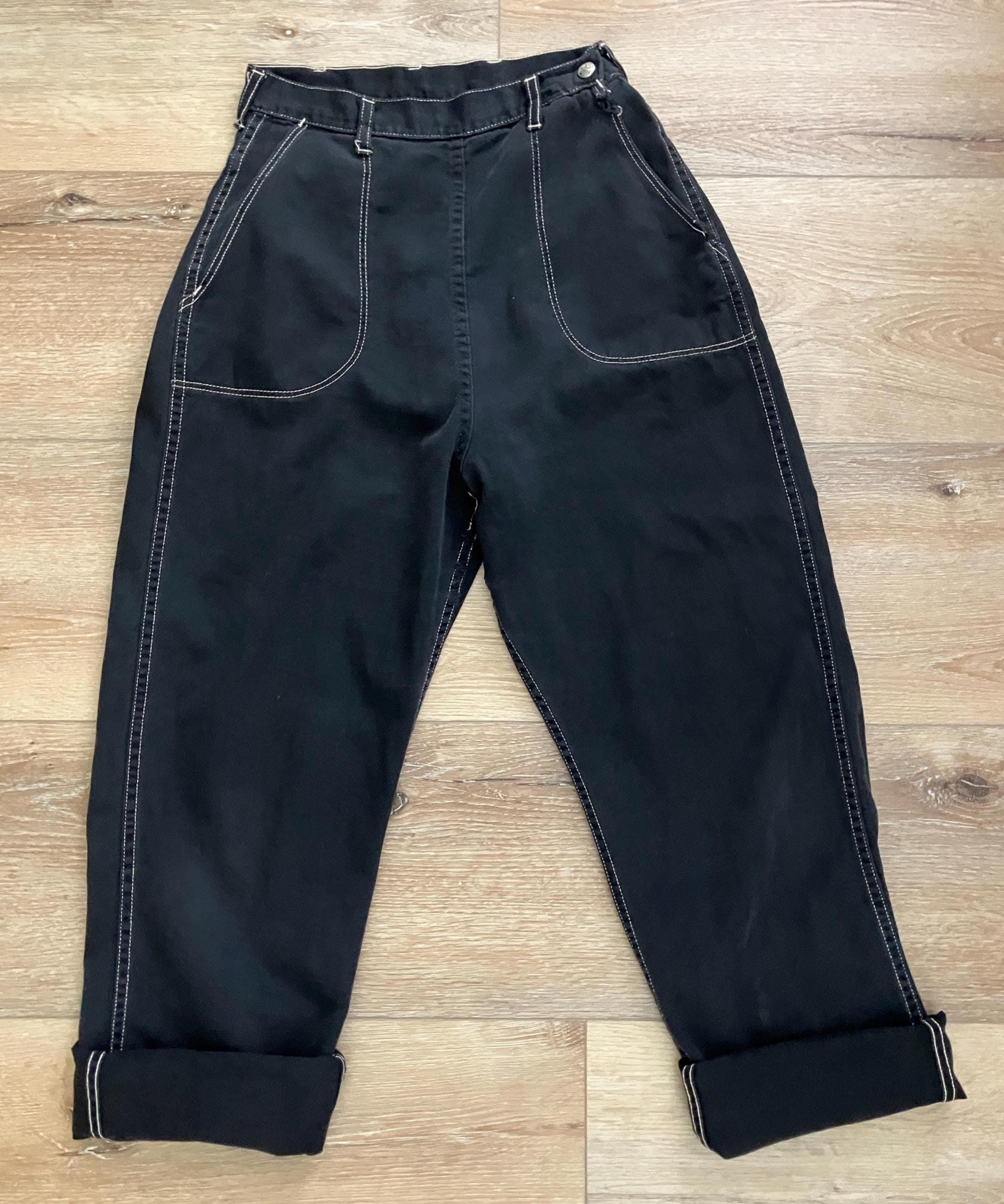 50’s”unknown”duck pants WALDES zipper 50's”unknown”duck pants WALDES zipper