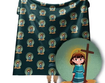 St. Helen Blanket | Catholic Saint Blankets for Kids | Catholic Gifts