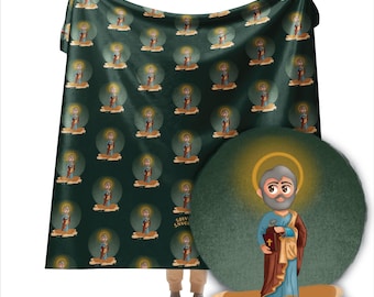 St. Peter Blanket | Catholic Saint Blankets for Kids | Catholic Saint Gifts