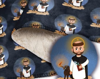 St. Dominic Blanket | Saint Blankets for Kids | Catholic Gifts
