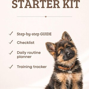 Puppy Starter Kit | New Puppy Essentials Guide, Checklist, Routine Planner & Training Tracker