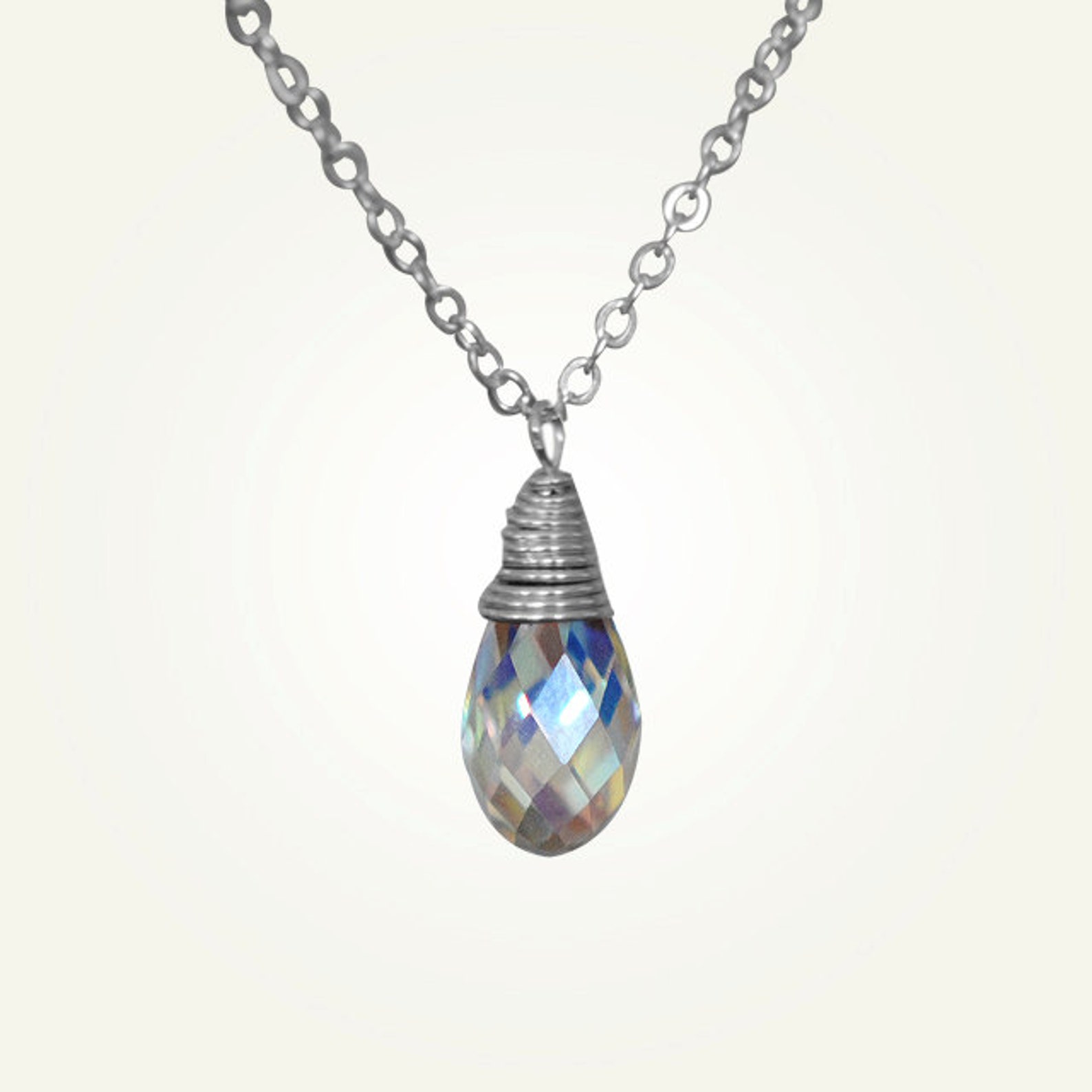 April Birthstone April Birthstone Necklace April Jewelry Etsy
