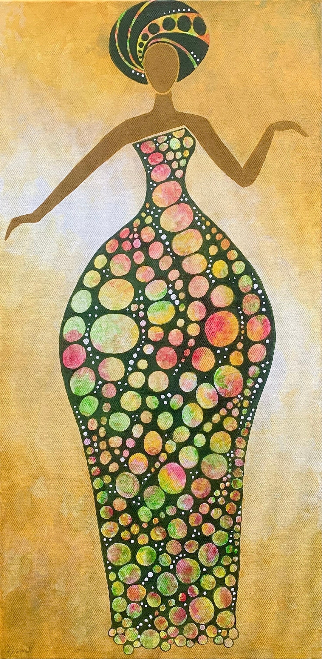 Contemporary African American Art Black Art Acrylic Etsy