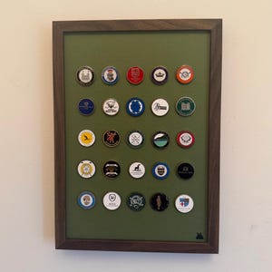 Framed Golf Ball Marker Display Board - various sizes