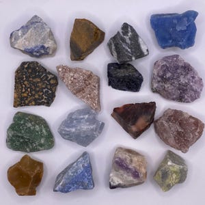 Mixed Raw Stones - Rock Tumbling - Rock Collecting - Stones, Crystals