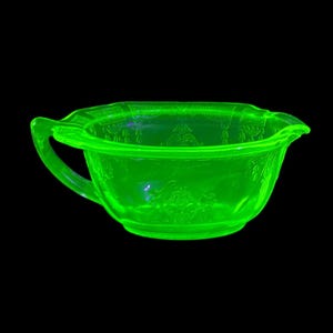 Vintage Uranium &quot;Princess&quot; Anchor Hocking Creamer