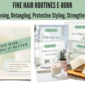 Fine Hair Care Routines E-Book