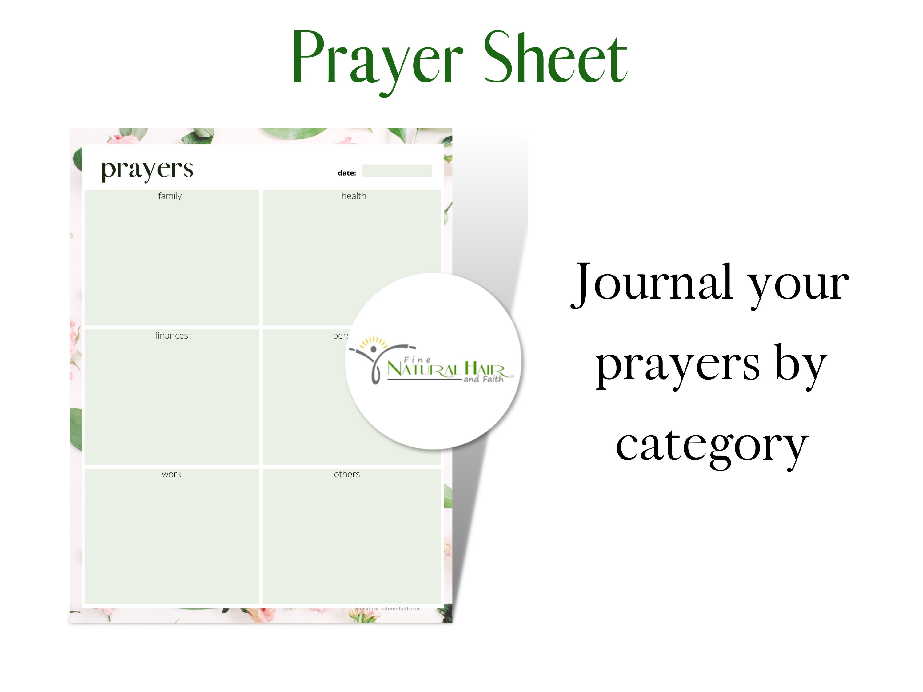 Christian Life Planner Printable Undated Floral Faith Based Etsy