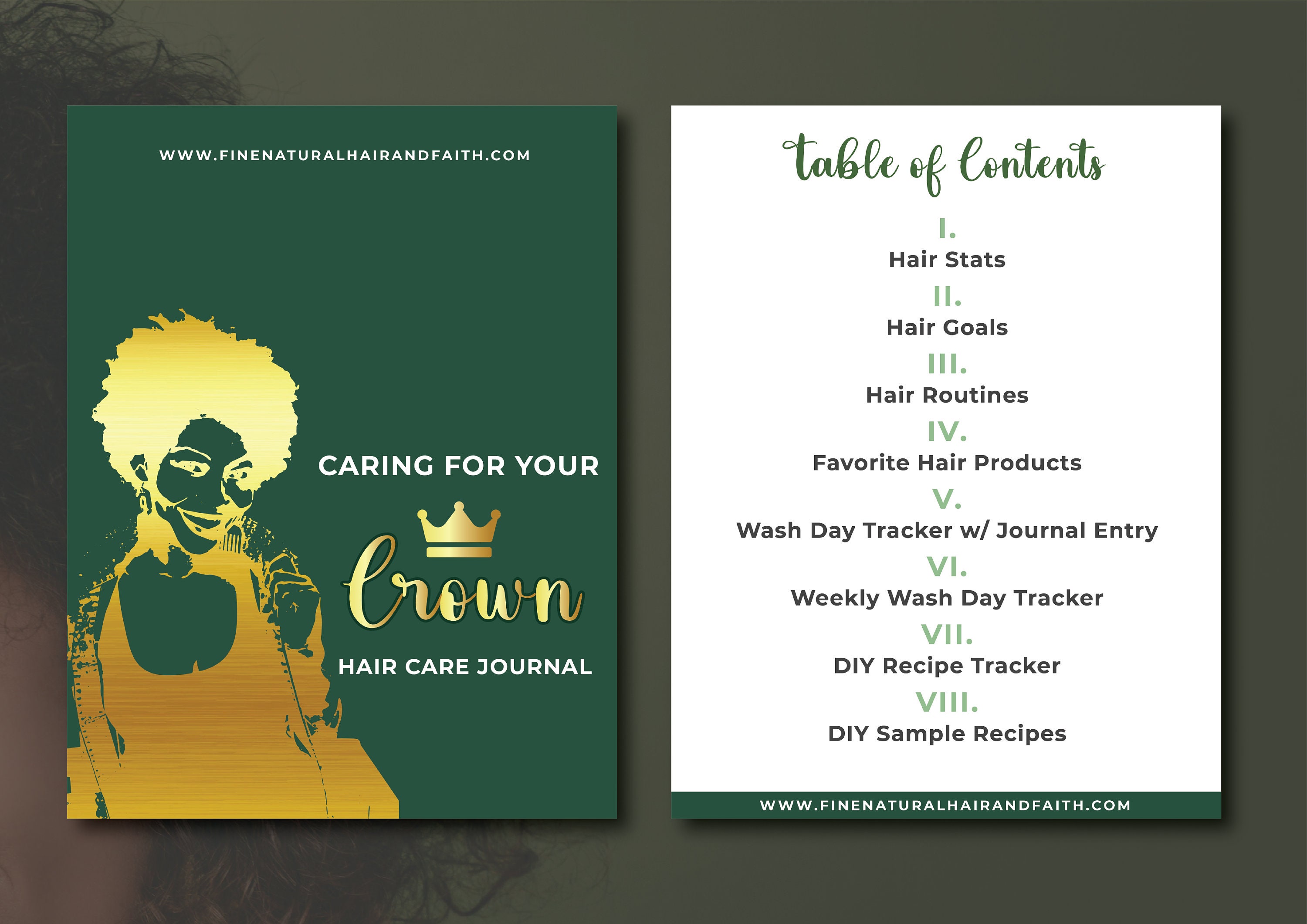 Hair Care Planner Printable, Hair Care Journal and Beauty Planner, Hair ...
