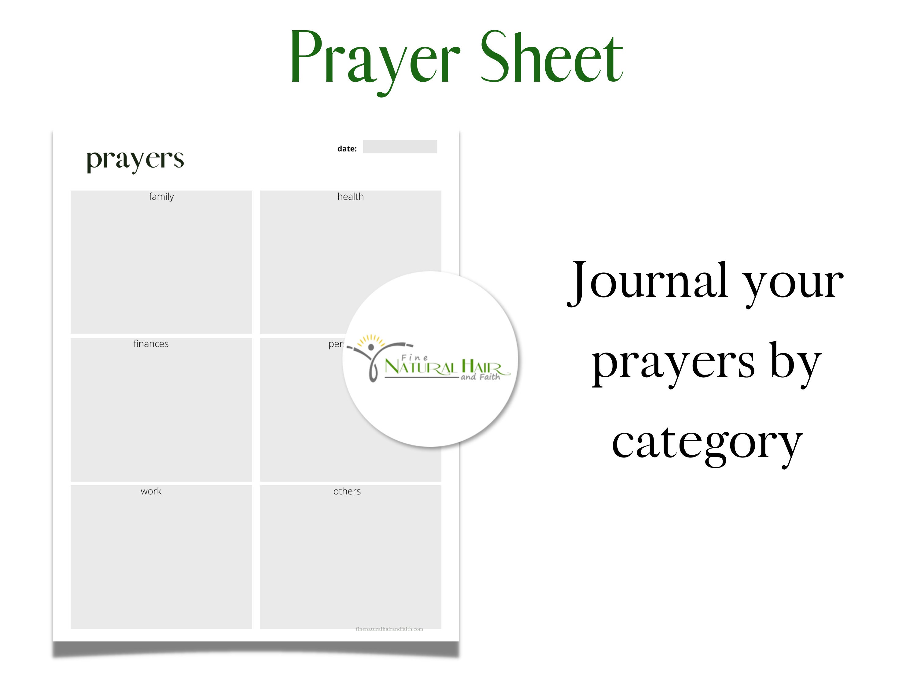Printable Christian Life Planner, Minimalist Undated Faith Based ...