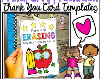 Principal or Assistant Principal Appreciation Day Cards- Printable- Assistant Principal and Principal Thank You- School Staff Appreciation