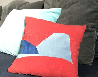 Hand Stitched Throw Pillow