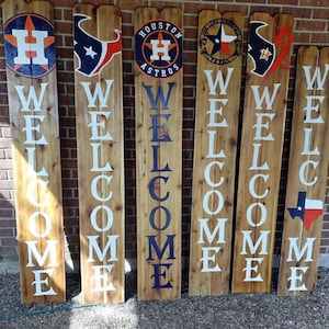 Front Porch Willkommensschild - Custom Designs - Willkommensschild - Sportveranda Zeichen - Housewarming Geschenk - Willkommensschild mit Familienname oder Urlaub
