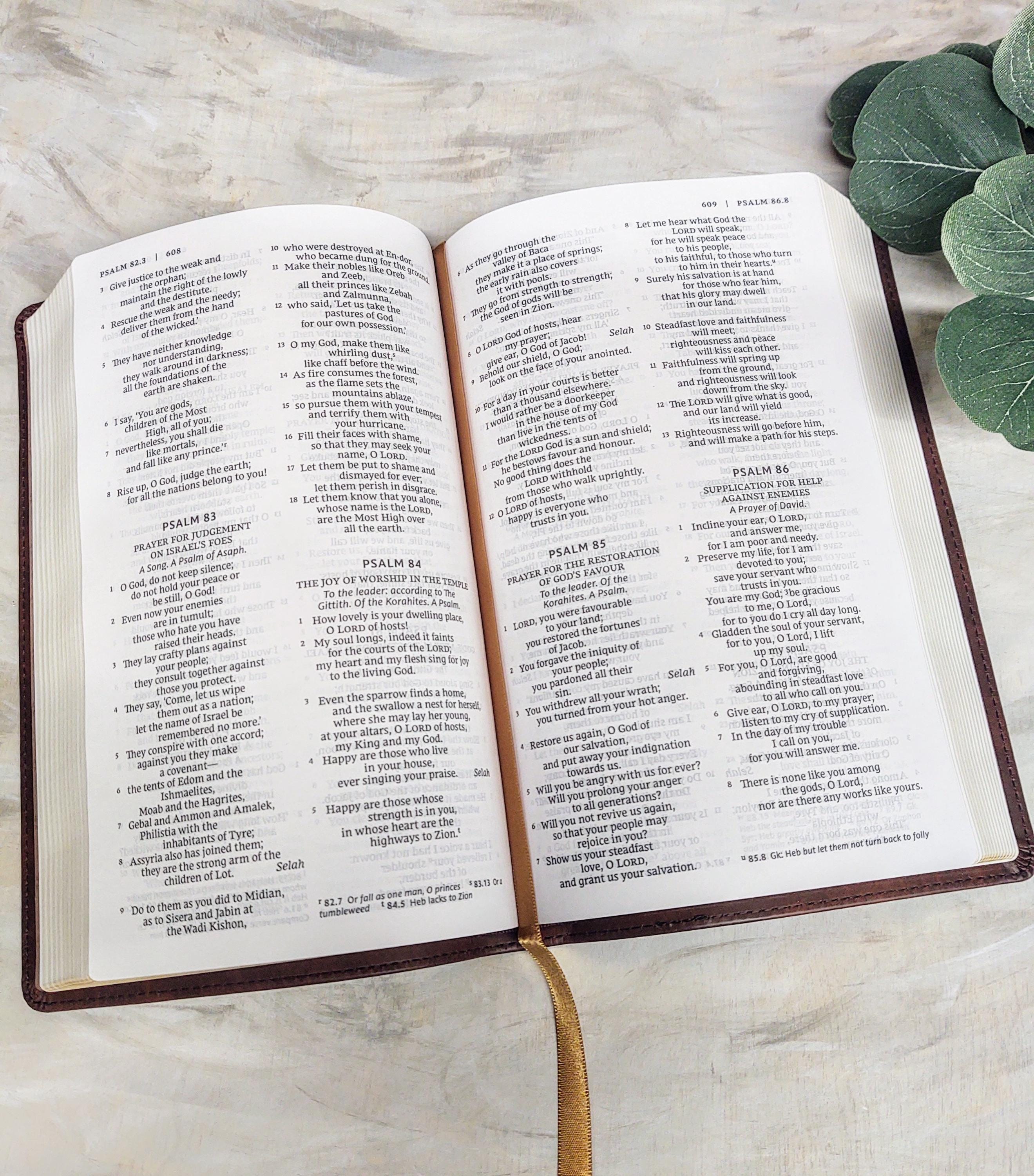 Personalized Name NRSV Catholic Edition HOLY BIBLE Custom Engraved ...