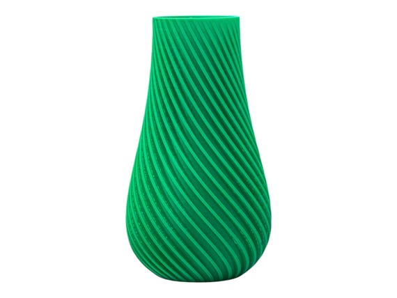 6-Inch Spiral Vase | Modern 3D Printed Decorative Vase | Unique Home Décor in Vibrant Colors