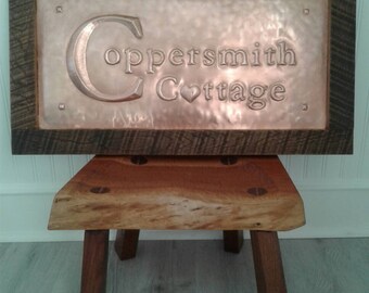 Copper 7th Wedding Anniversary Gift Copper Sign