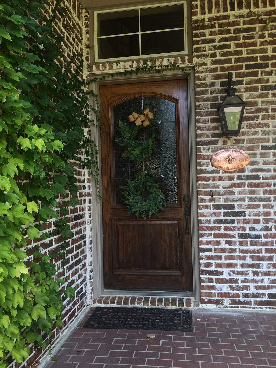 Hammered Copper House Sign Etsy