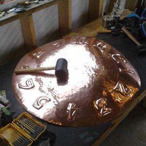 Copper Clock Face image 3