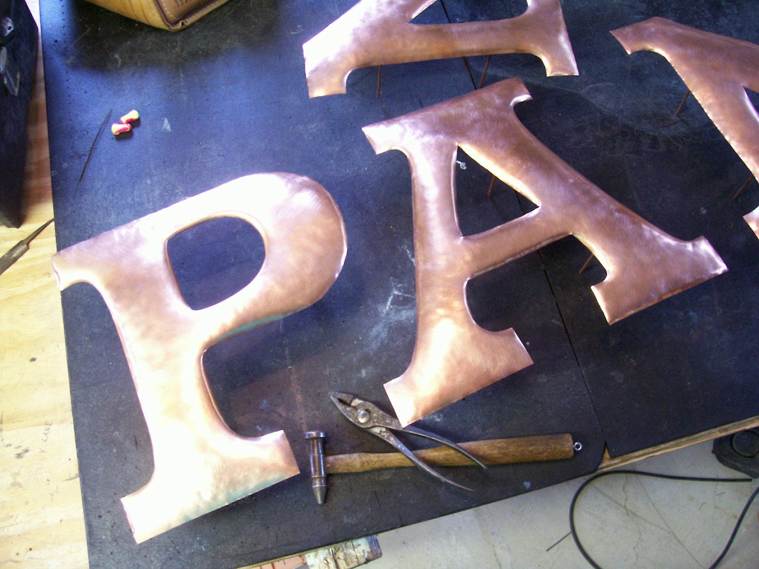 Copper Initial Copper Letter One Letter Only - Etsy