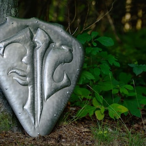 Sword Shield With Custom Logo Steel 11th Wedding Anniversary Gift LARPERS