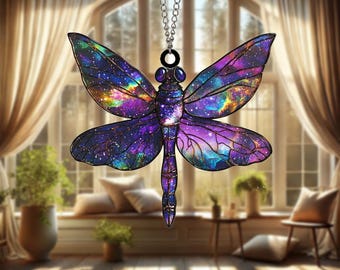 Dragonfly Suncatcher Handmade Nature-Inspired Window Decor Unique Gift for Dragonfly and Insect Lovers Perfect for Home and Garden