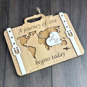 Personalisierte Holz Hochzeit Geldgeschenk Box Benutzerdefinierter Name Umschlag Halter Einzigartige Braut und Bräutigam Andenken Hochzeitskarte Alternative