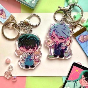 Alien Stage Cafe Ivan and Till Keychains