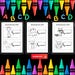 Writing Alphabets Pages | Printable Coloring Pages for Kids | Fun ...
