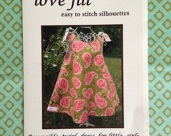 lovejill sewing pattern reversible twirl dress for little girls