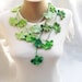 PDF Tutorial Pattern... Crochet Scarf, Lariat Necklace -5
