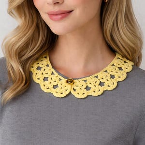 Easy Crochet Collar Pattern: Beginner-Friendly Tutorial (PDF Pattern)