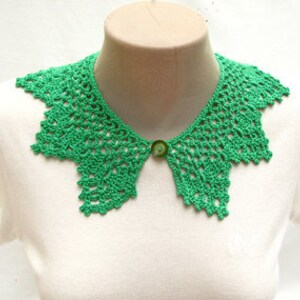 Crochet Collar Pattern, Learn to Craft Boho Chic Collar with Our Step-by-Step Guide image 3