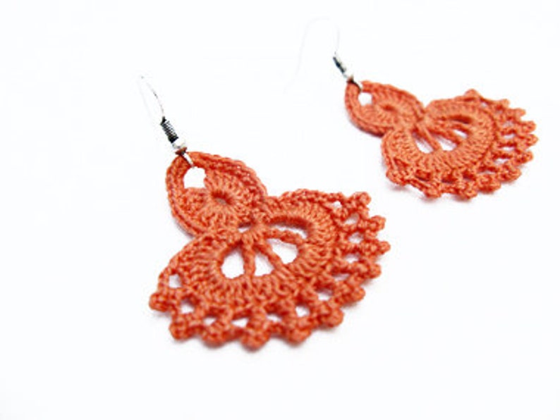 PDF Tutorial Crochet Pattern...Dangle Earrings 23 Etsy