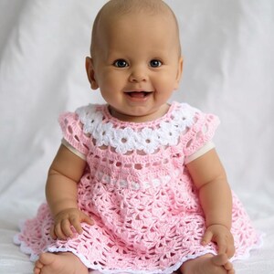 Crochet Baby Dress Pattern: 9-12 Months (PDF Pattern Downloadable File) image 3