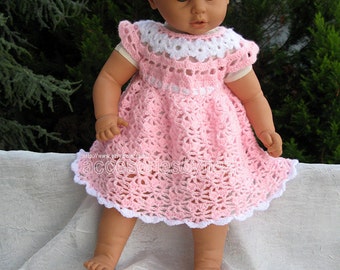 Crochet Baby Dress Pattern, Crochet Pattern, Baby Girl Dress Pattern, Baby Clothing, Baby Gift Crochet Dress , 9 mo to 12 mo.