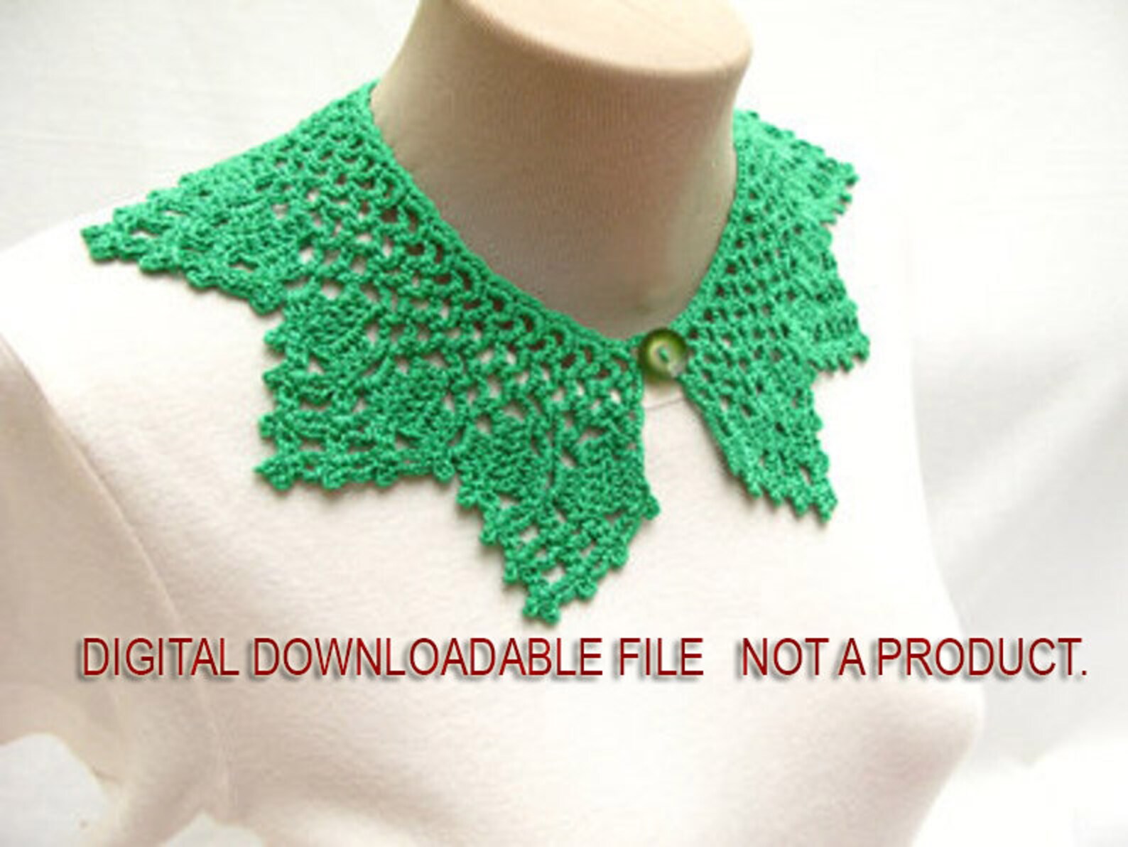 Crochet Collar Pattern Lace Collar Peter Pan Collar Collar Pattern