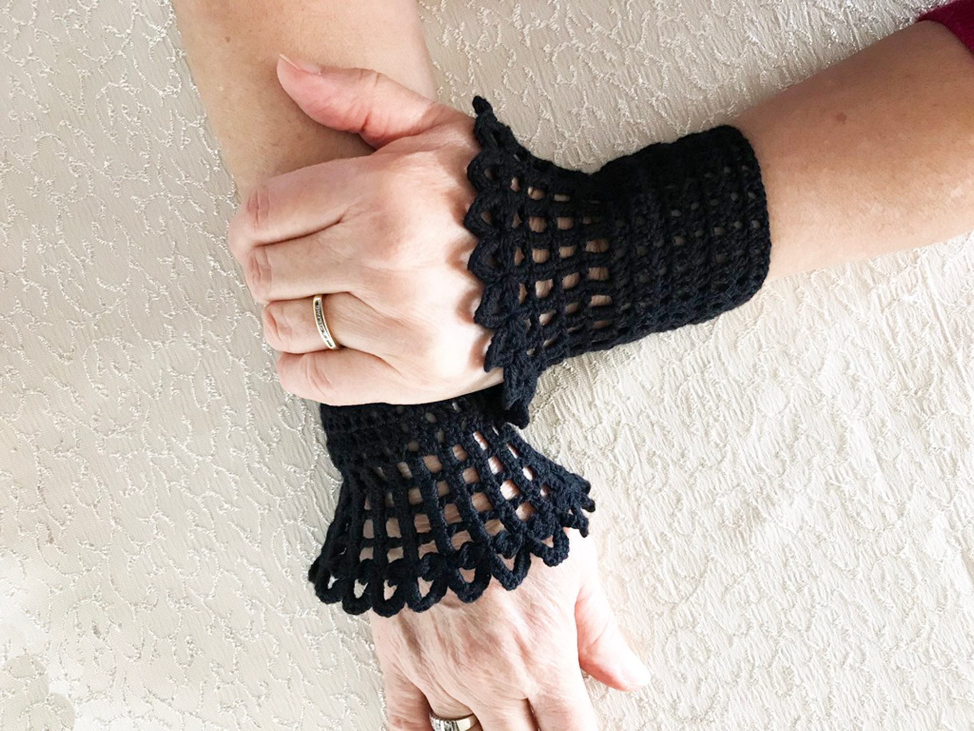 Crochet Cuff Pattern Cuff Bracelet Crochet Pattern Wrist | Etsy