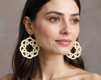 Boho Chic Crochet Earrings Pattern (PDF Pattern)
