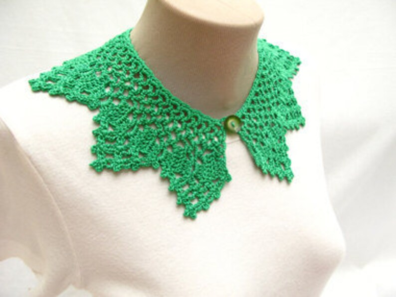 Crochet Collar Pattern, Learn to Craft Boho Chic Collar with Our Step-by-Step Guide image 2